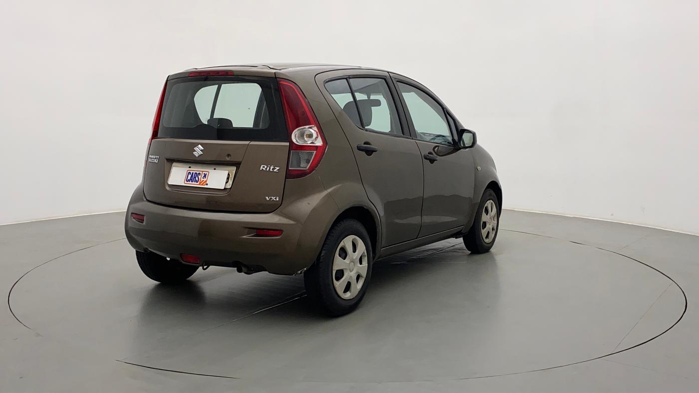 2012 Maruti Ritz VXI, Petrol, Manual, 41,199 km, Right Back Diagonal