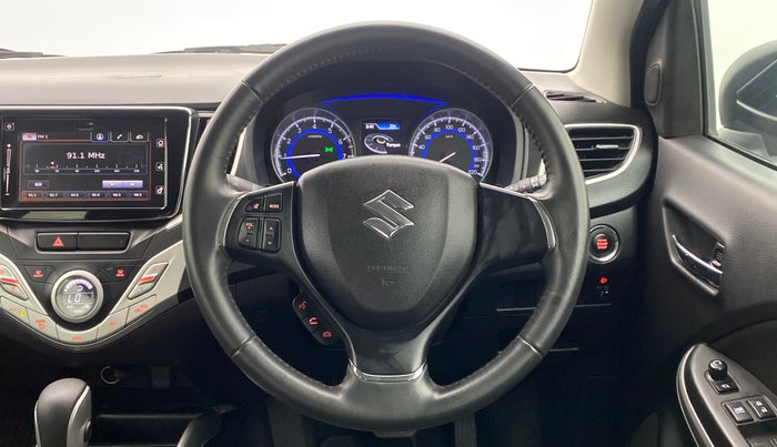 2018 Maruti Baleno ALPHA 1.2K12  AT, Petrol, Automatic, 35,190 km, Steering Wheel Close Up