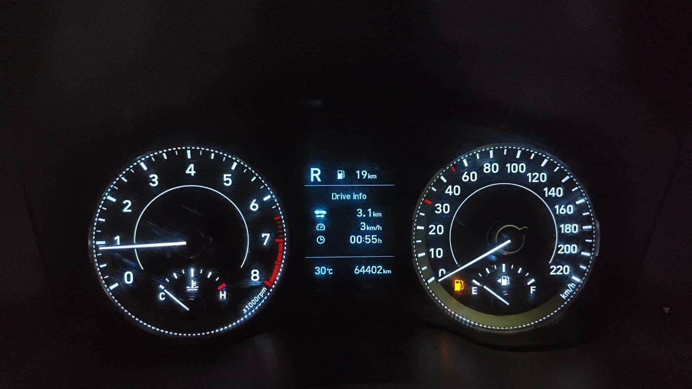 2020 Hyundai VENUE SX PLUS 1.0 TURBO DCT, Petrol, Automatic, 64,401 km, Odometer Image