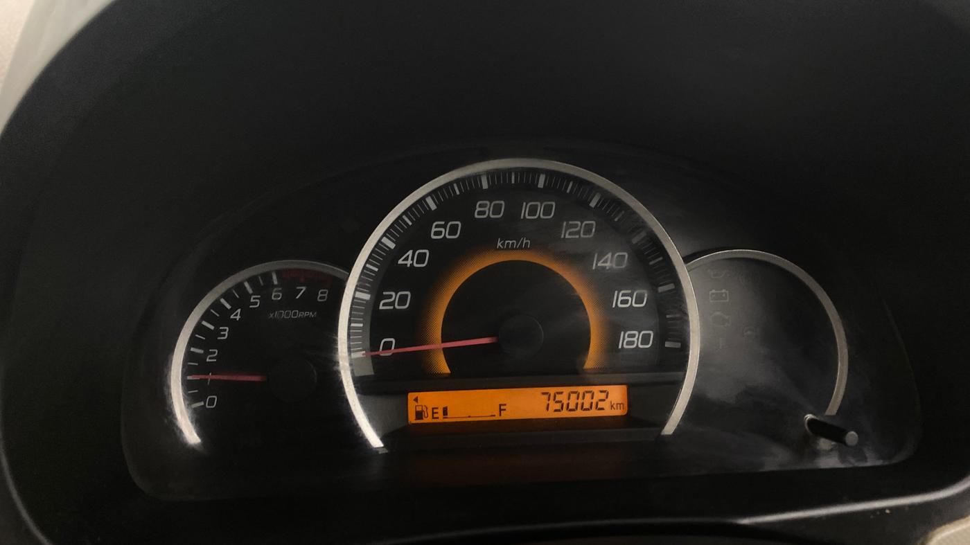 2015 Maruti Wagon R 1.0 VXI, CNG, Manual, 74,994 km, Odometer Image