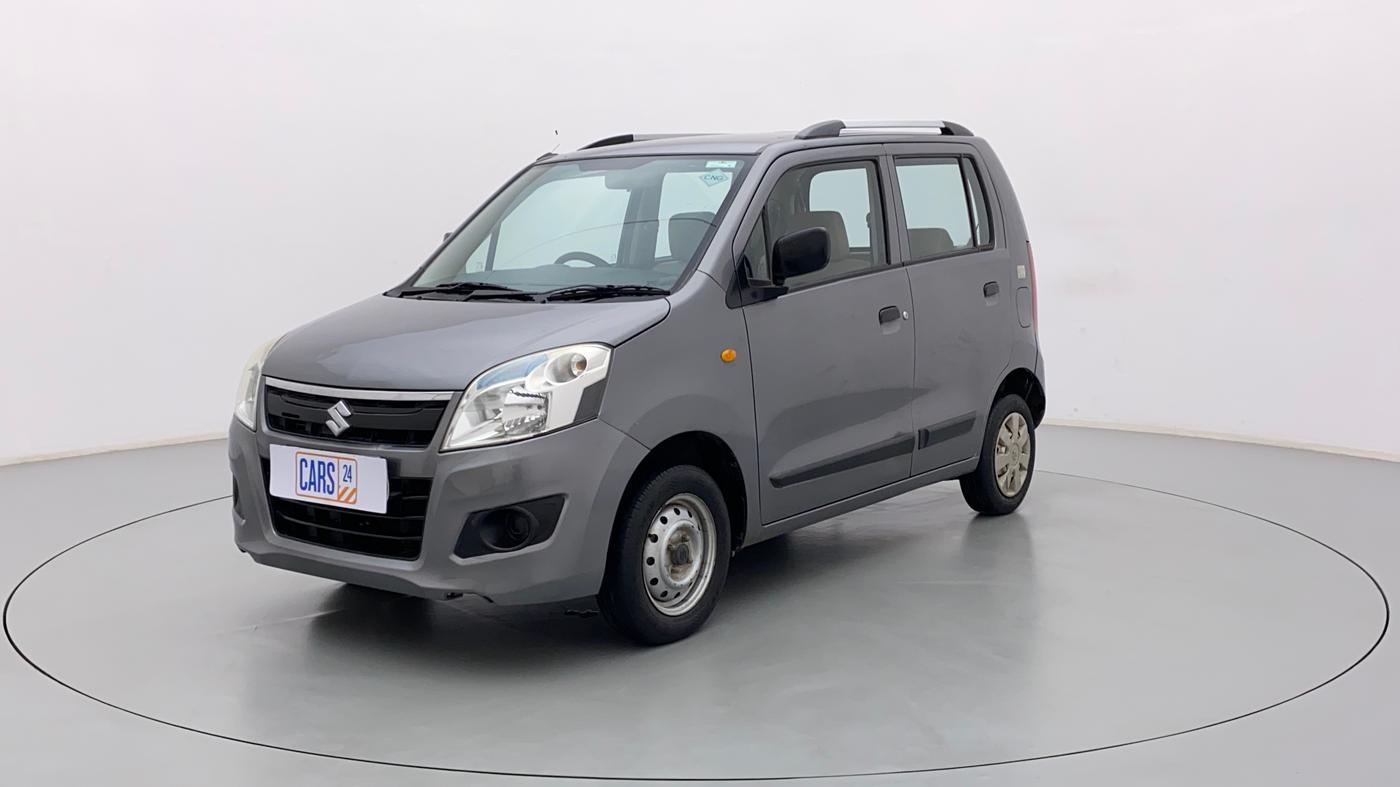 2017 Maruti Wagon R 1.0 LXI CNG, CNG, Manual, 79,186 km, Left Front Diagonal
