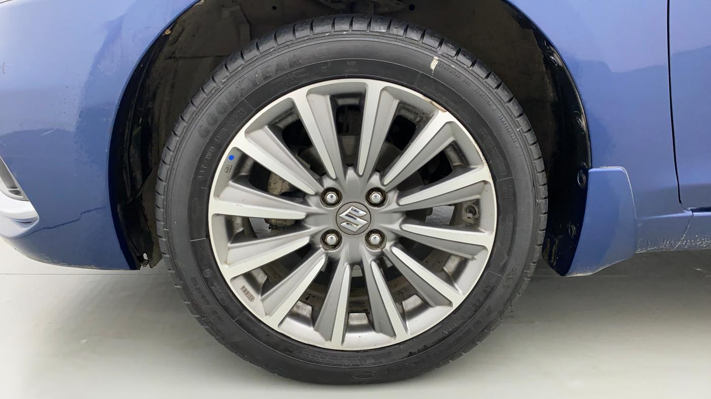 2018 Maruti Ciaz ALPHA 1.5 AT SHVS, Petrol, Automatic, 81,761 km, Left Front Wheel