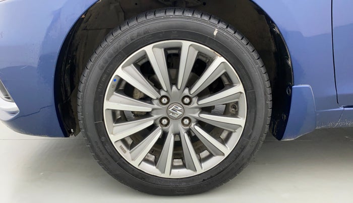 2018 Maruti Ciaz ALPHA 1.5 AT SHVS, Petrol, Automatic, 81,761 km, Left Front Wheel