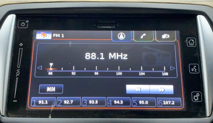 2018 Maruti Ciaz ALPHA 1.5 AT SHVS, Petrol, Automatic, 81,761 km, Infotainment System