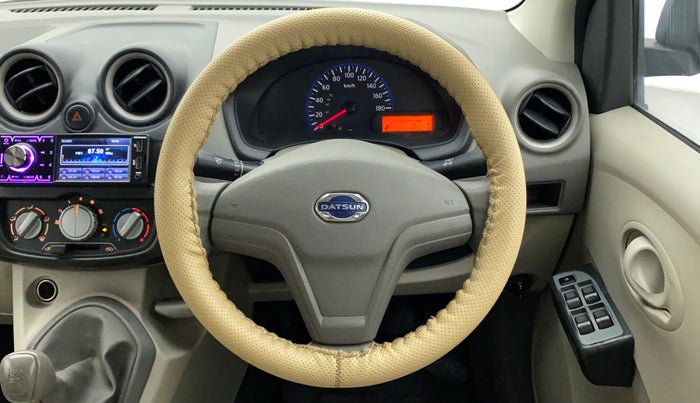 2018 Datsun Go A, Petrol, Manual, 24,089 km, Steering Wheel Close Up