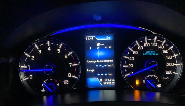 2019 Maruti Ciaz SIGMA 1.5 SHVS MT  PETROL, Petrol, Manual, 50,677 km, Odometer Image