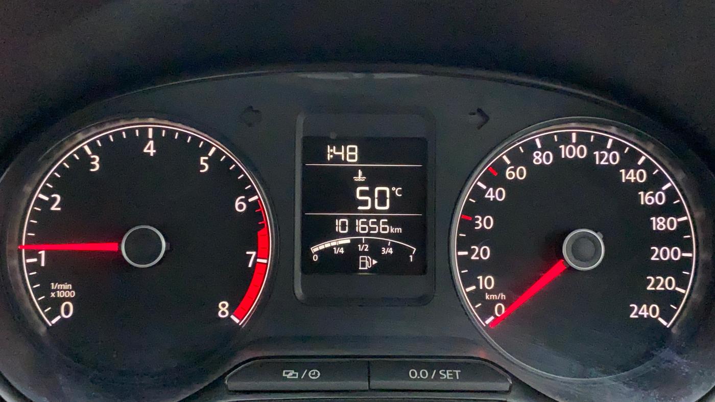 2018 Volkswagen Polo COMFORTLINE 1.0L MPI, Petrol, Manual, 1,01,851 km, Odometer Image