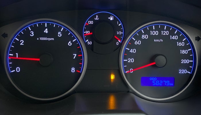 2013 Hyundai i20 MAGNA O 1.2, Petrol, Manual, 58,302 km, Odometer Image