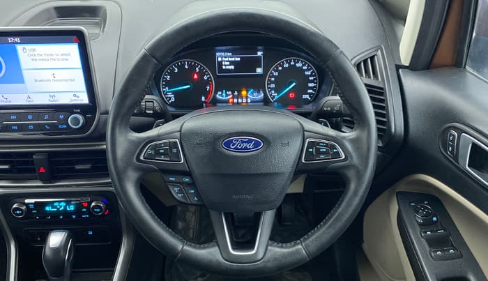 2019 Ford Ecosport TITANIUM + 1.5L PETROL AT, Petrol, Automatic, 83,865 km, Steering Wheel Close Up