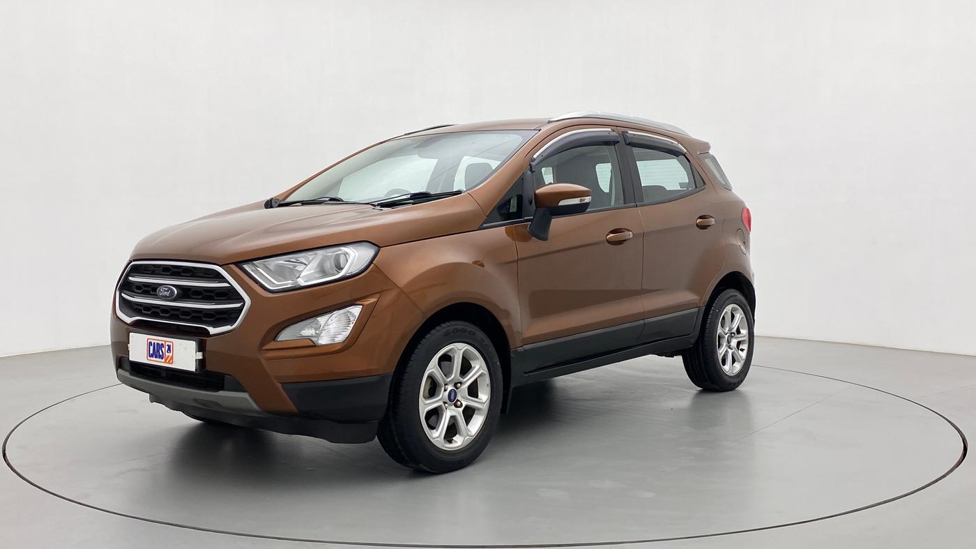 2019 Ford Ecosport TITANIUM + 1.5L PETROL AT, Petrol, Automatic, 83,865 km, Left Front Diagonal