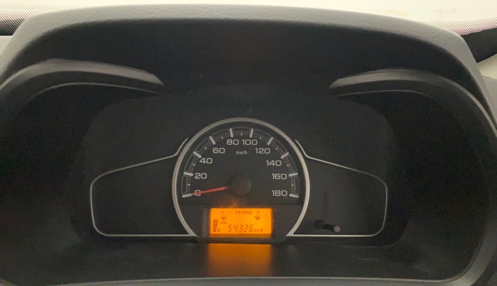 2020 Maruti Alto LXI CNG, CNG, Manual, 54,325 km, Odometer Image