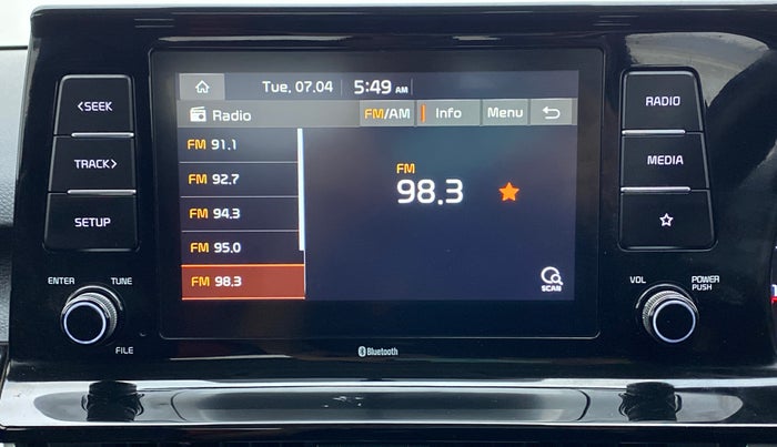 2020 KIA SELTOS HTK PLUS 1.5 DIESEL, Diesel, Manual, 28,796 km, Infotainment System