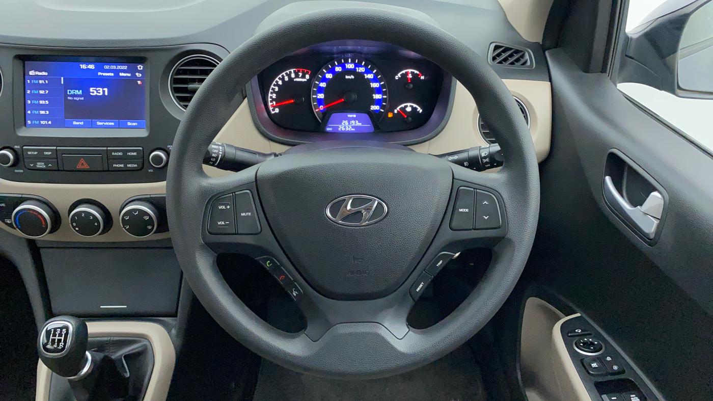 2019 Hyundai Xcent SX 1.2, Petrol, Manual, 2,776 km, Steering Wheel Close Up