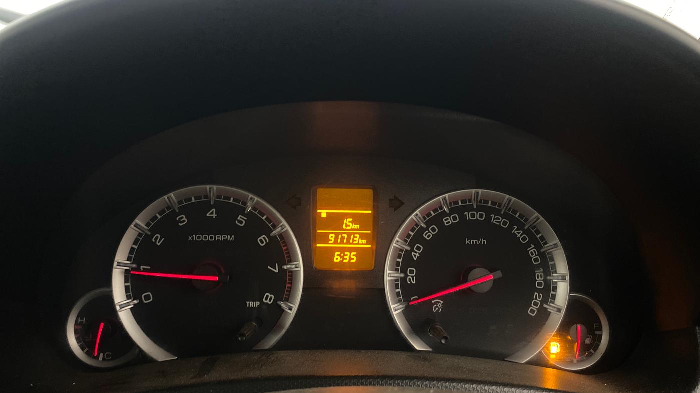 2014 Maruti Swift Dzire VXI, Petrol, Manual, 91,713 km, Odometer Image