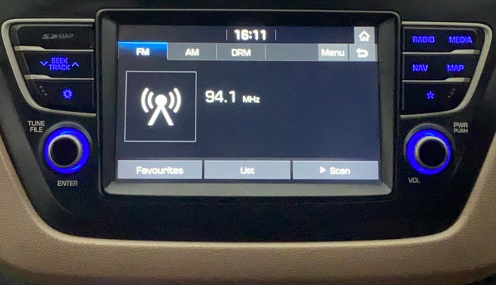 2019 Hyundai Elite i20 SPORTZ PLUS  1.2 CVT, Petrol, Automatic, 53,660 km, Infotainment System
