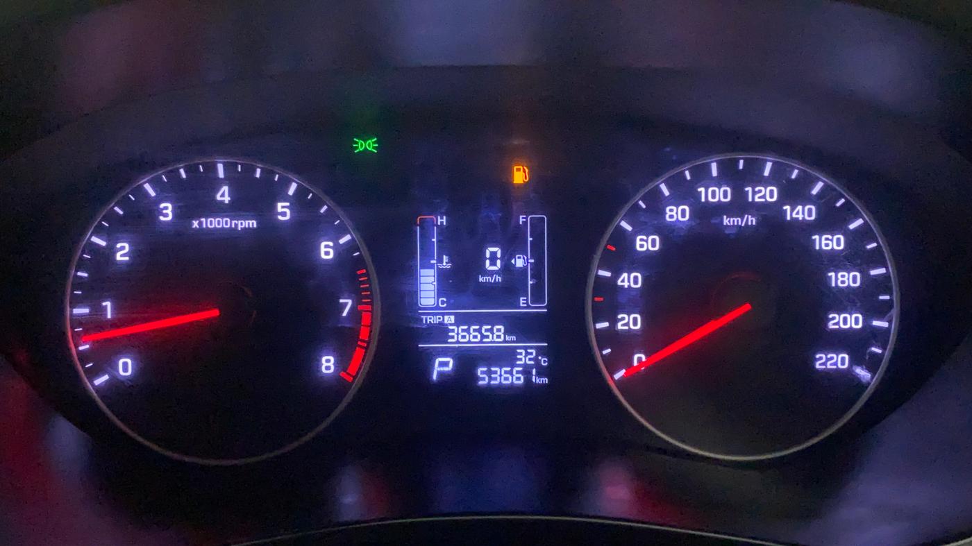 2019 Hyundai Elite i20 SPORTZ PLUS  1.2 CVT, Petrol, Automatic, 53,660 km, Odometer Image