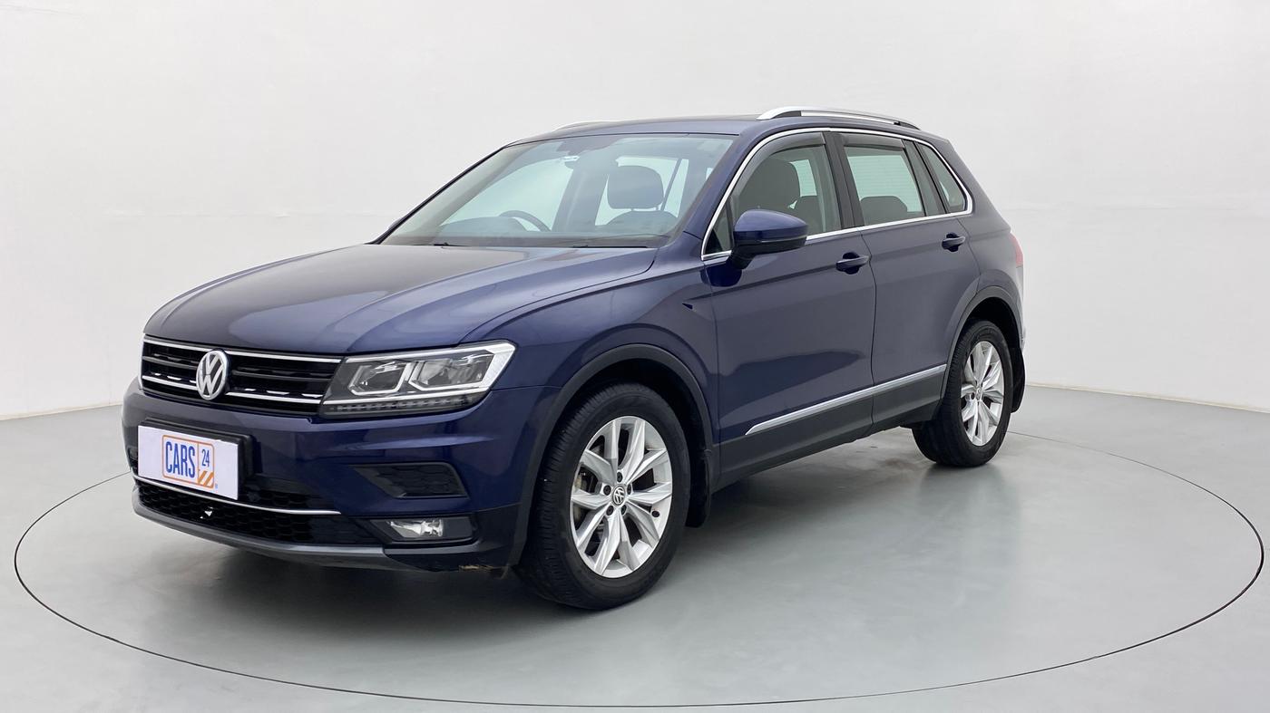 2018 Volkswagen TIGUAN HIGHLINE A/T, Diesel, Automatic, 66,478 km, Left Front Diagonal