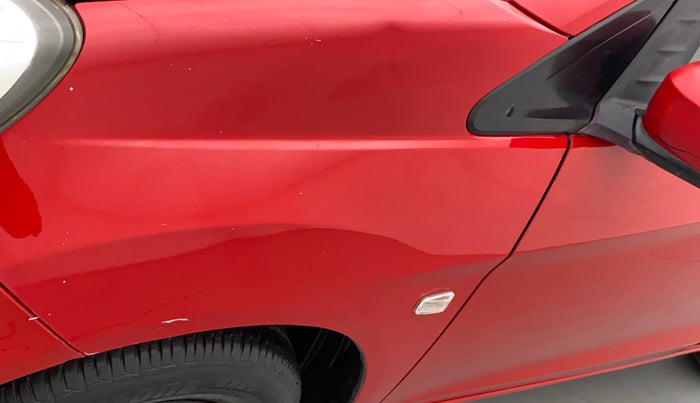 2014 Honda Brio S MT, Petrol, Manual, 34,445 km, Left fender - Slightly dented