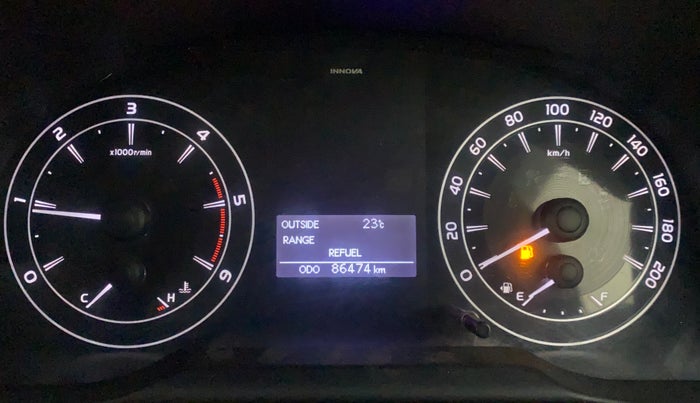 2017 Toyota Innova Crysta 2.4 GX 7 STR, Diesel, Manual, 86,454 km, Odometer Image