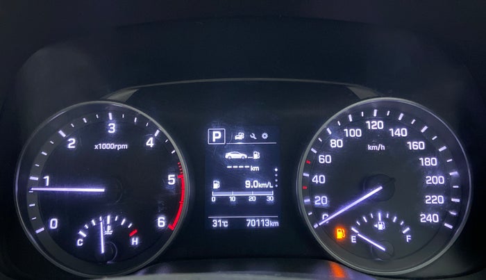 2017 Hyundai New Elantra 1.6 SX (O) AT DIESEL, Diesel, Automatic, 70,112 km, Odometer Image