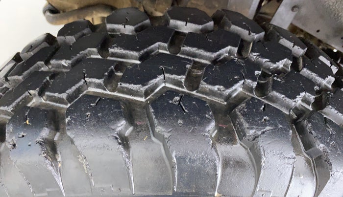 2017 Mahindra Thar CRDE 4X4 BS IV, Diesel, Manual, 15,231 km, Left Front Tyre Tread