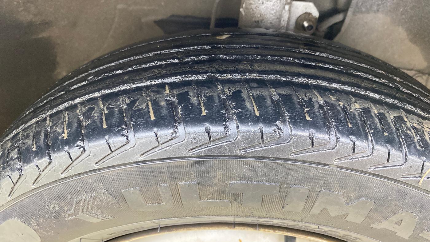 2020 Maruti New Wagon-R LXI CNG (O) 1.0, CNG, Manual, 52,906 km, Right Front Tyre Tread