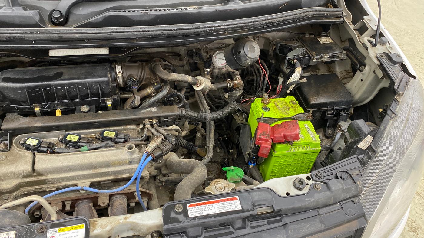2020 Maruti New Wagon-R LXI CNG (O) 1.0, CNG, Manual, 52,906 km, Engine View - Left