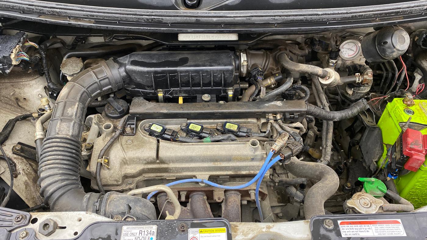 2020 Maruti New Wagon-R LXI CNG (O) 1.0, CNG, Manual, 52,906 km, Engine View