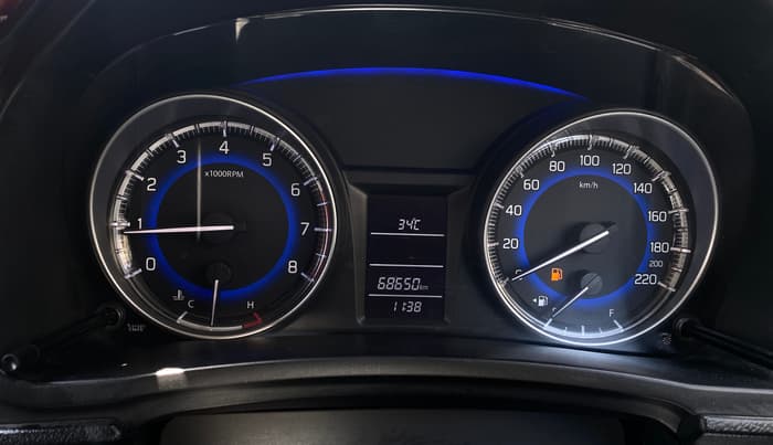 2018 Maruti Baleno DELTA PETROL 1.2, Petrol, Manual, 68,643 km, Odometer Image