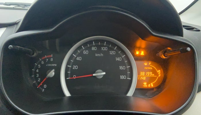 2014 Maruti Celerio VXI CNG D, CNG, Manual, 38,393 km, Odometer Image