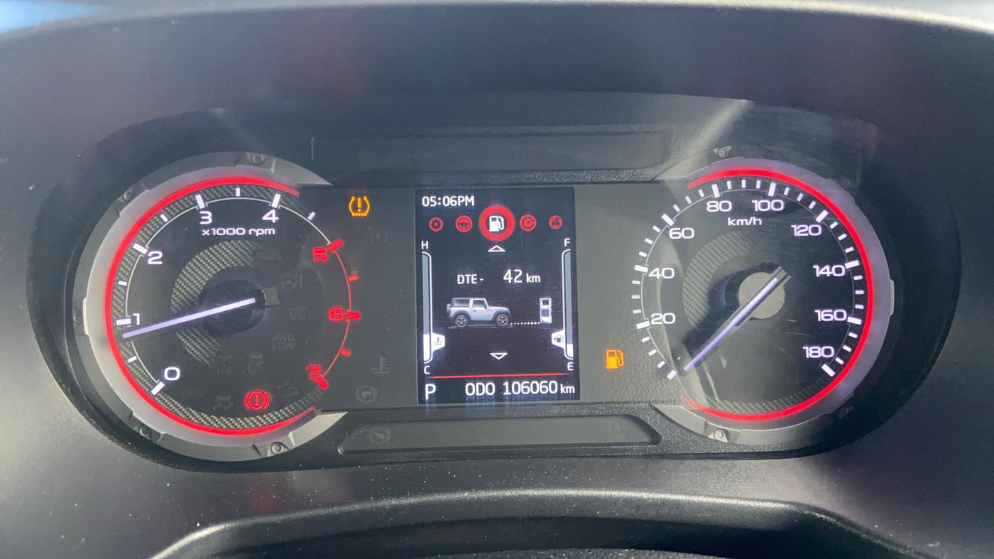 2021 Mahindra Thar LX D AT 4WD HT, Diesel, Automatic, 1,06,043 km, Odometer Image