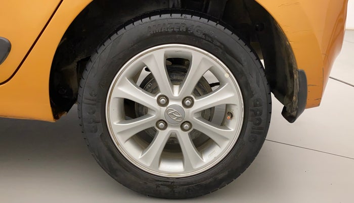 2016 Hyundai Grand i10 ASTA AT 1.2 KAPPA VTVT, Petrol, Automatic, 73,899 km, Left Rear Wheel
