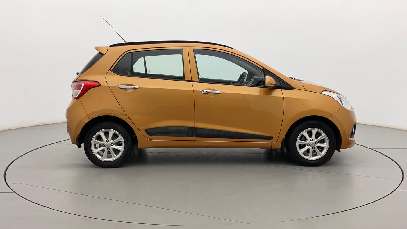 2016 Hyundai Grand i10 ASTA AT 1.2 KAPPA VTVT, Petrol, Automatic, 73,899 km, Right Side View