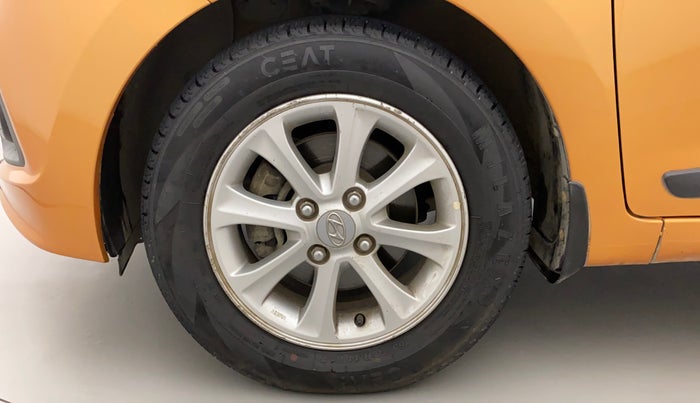 2016 Hyundai Grand i10 ASTA AT 1.2 KAPPA VTVT, Petrol, Automatic, 73,899 km, Left Front Wheel
