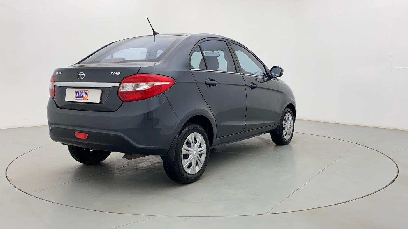 2016 Tata Zest XMS QUADRAJET 90PS, Diesel, Manual, 99,840 km, Right Back Diagonal (45- Degree) View
