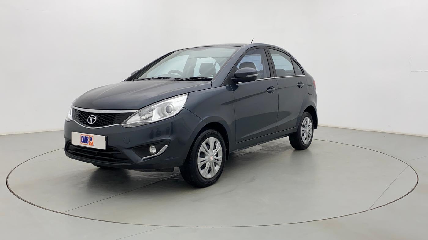 2016 Tata Zest XMS QUADRAJET 90PS, Diesel, Manual, 99,840 km, Left Front Diagonal (45- Degree) View