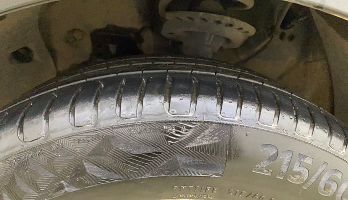 2016 Hyundai Creta SX PLUS AT 1.6 PETROL, Petrol, Automatic, 76,045 km, Left Front Tyre Tread