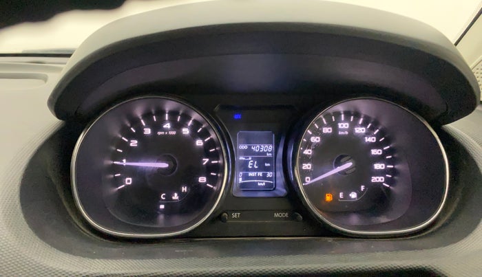 2018 Tata Tiago XZ PETROL, Petrol, Manual, 40,308 km, Odometer Image