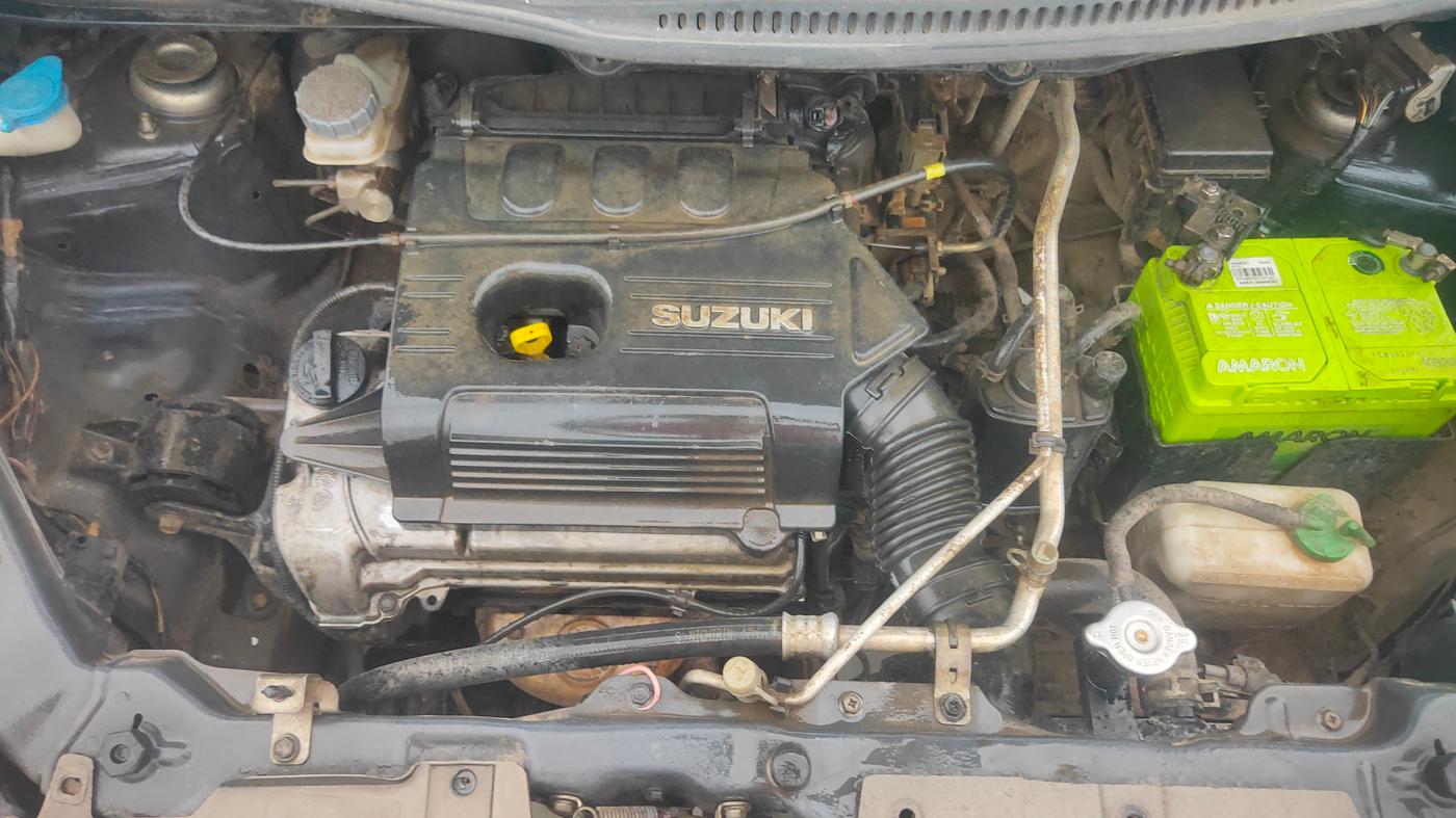 2013 Maruti Wagon R 1.0 VXI, Petrol, Manual, 1,37,945 km, Engine View