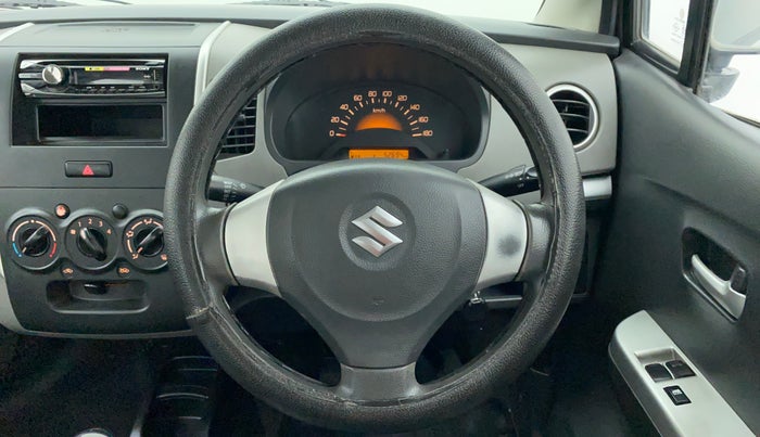 2011 Maruti Wagon R 1.0 LXI, Petrol, Manual, 52,694 km, Steering Wheel Close Up