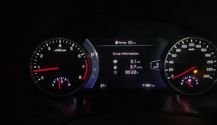 2021 KIA SELTOS X LINE 1.4 PETROL DCT, Petrol, Automatic, 71,878 km, Odometer Image