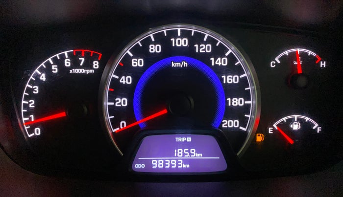 2017 Hyundai Grand i10 SPORTZ 1.2 KAPPA VTVT, CNG, Manual, 98,385 km, Odometer Image