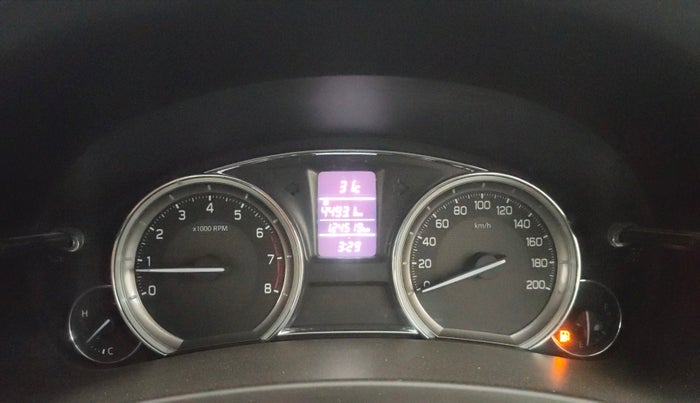2016 Maruti Ciaz VXI+, Petrol, Manual, 1,24,512 km, Odometer Image