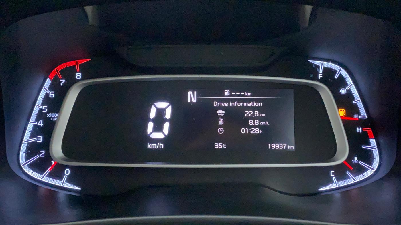 2021 KIA SONET HTX PLUS 1.0 IMT, Petrol, Manual, 19,937 km, Odometer Image