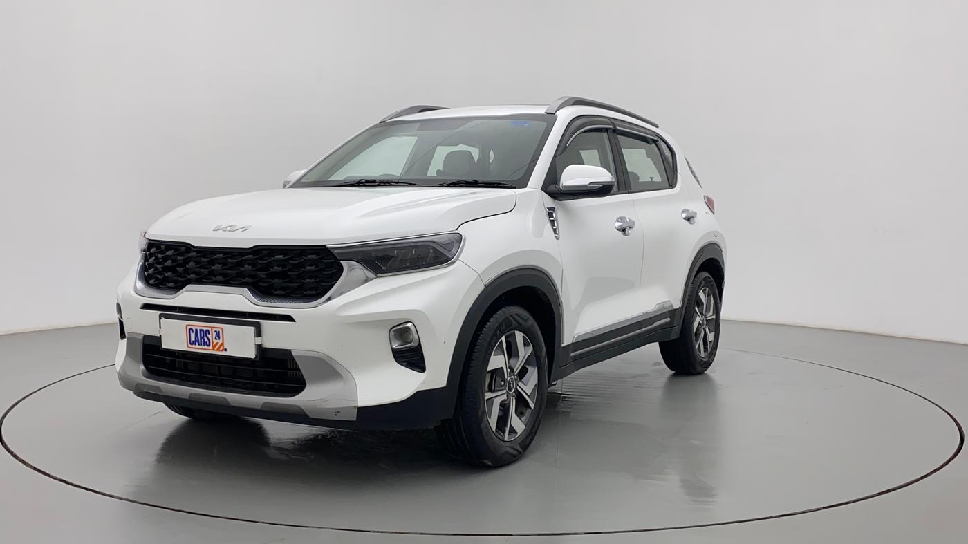 2021 KIA SONET HTX PLUS 1.0 IMT, Petrol, Manual, 19,937 km, Left Front Diagonal