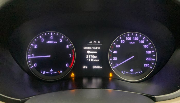 2015 Hyundai Elite i20 ASTA 1.2, Petrol, Manual, 63,572 km, Odometer Image