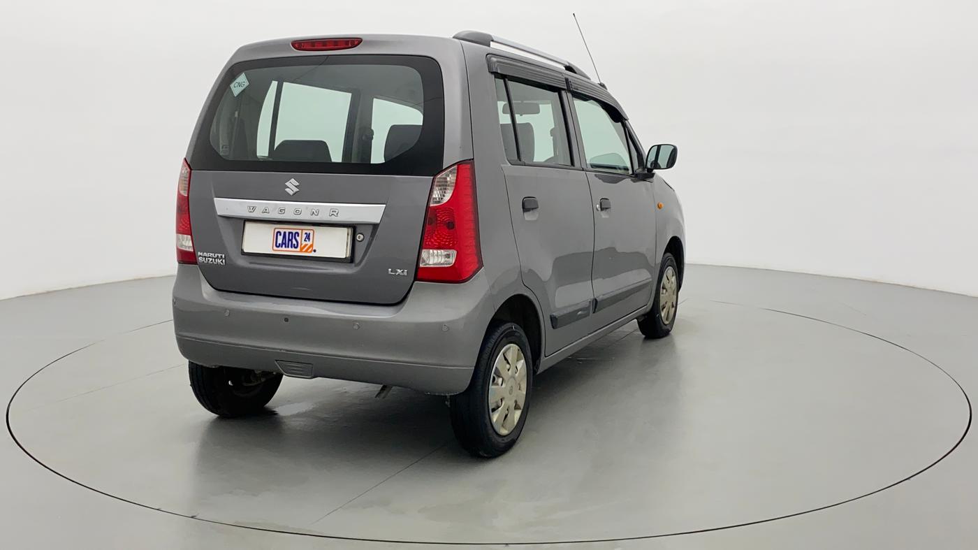2018 Maruti Wagon R 1.0 LXI CNG, CNG, Manual, 45,450 km, Right Back Diagonal