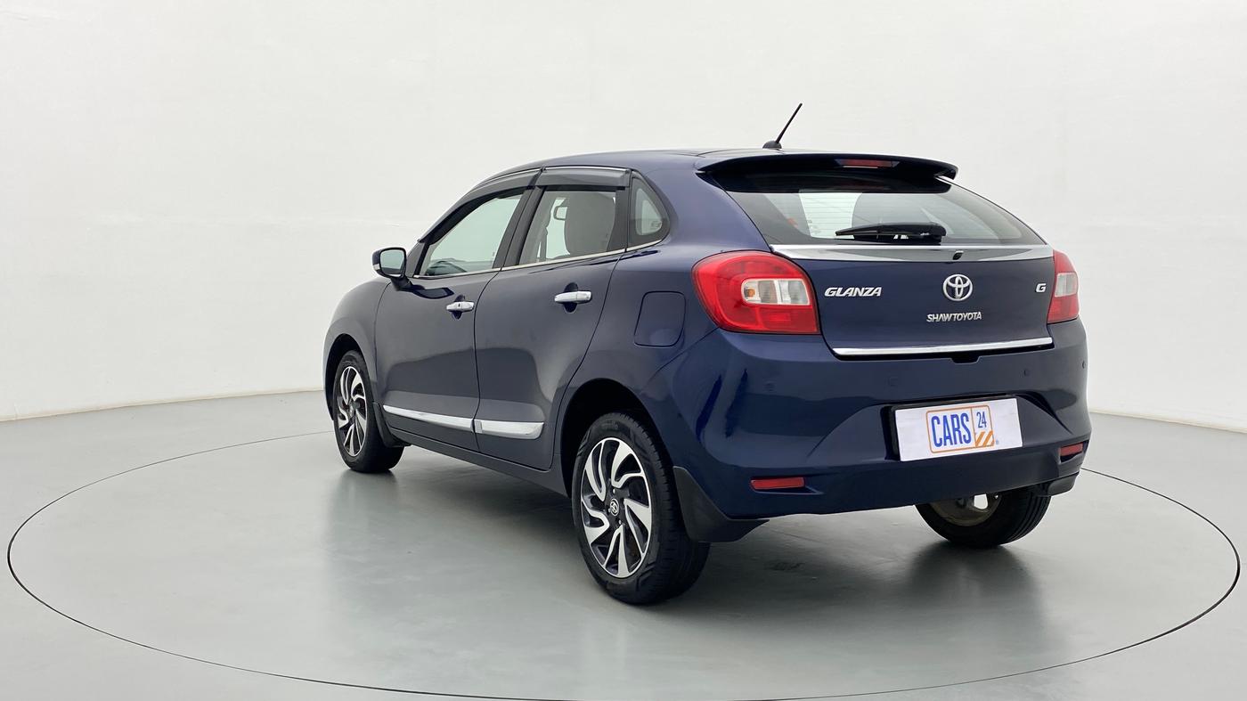 2019 Toyota Glanza G CVT, Petrol, Automatic, 23,657 km, Left Back Diagonal