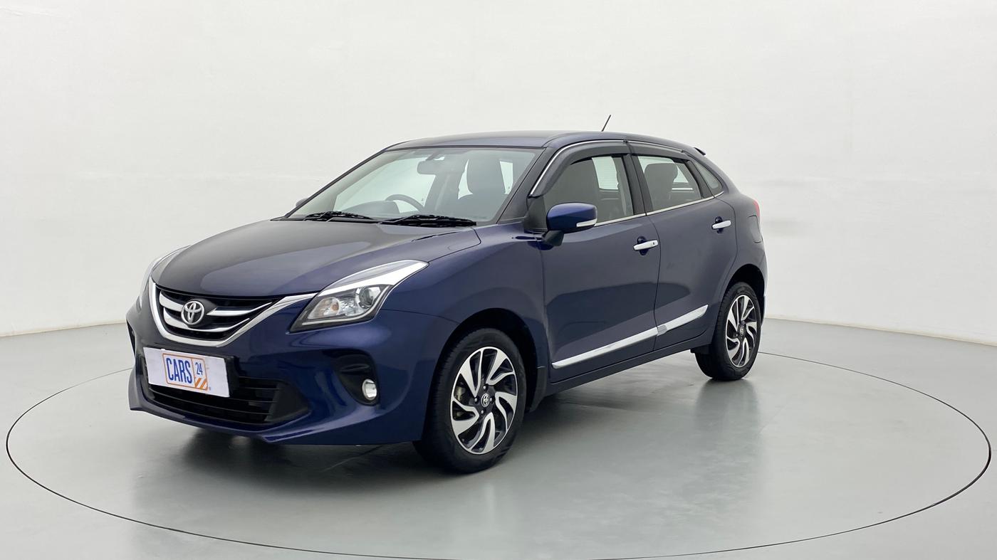 2019 Toyota Glanza G CVT, Petrol, Automatic, 23,657 km, Left Front Diagonal