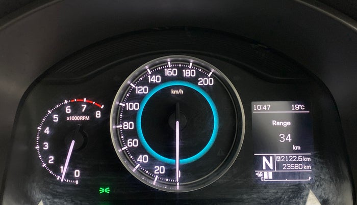 2017 Maruti IGNIS ZETA 1.2 K12 AMT, Petrol, Automatic, 23,574 km, Odometer Image